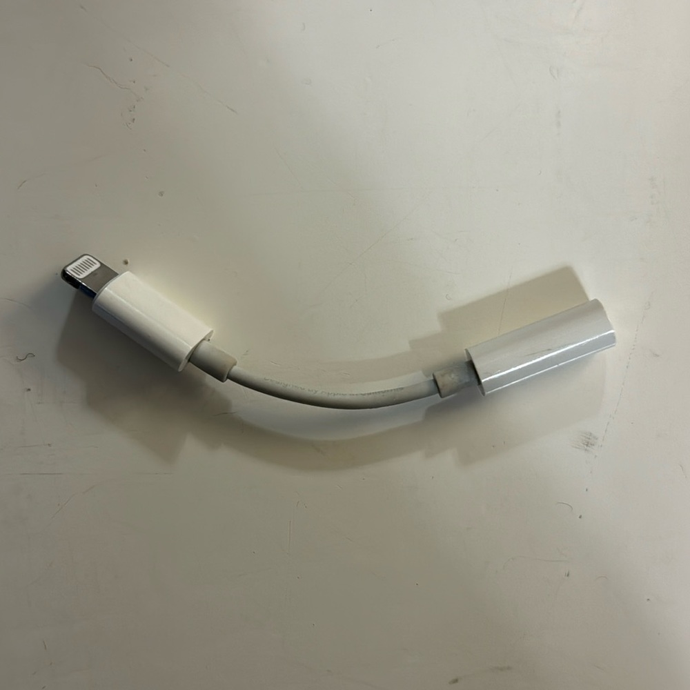 Apple AUX cord to lightning cable adapter